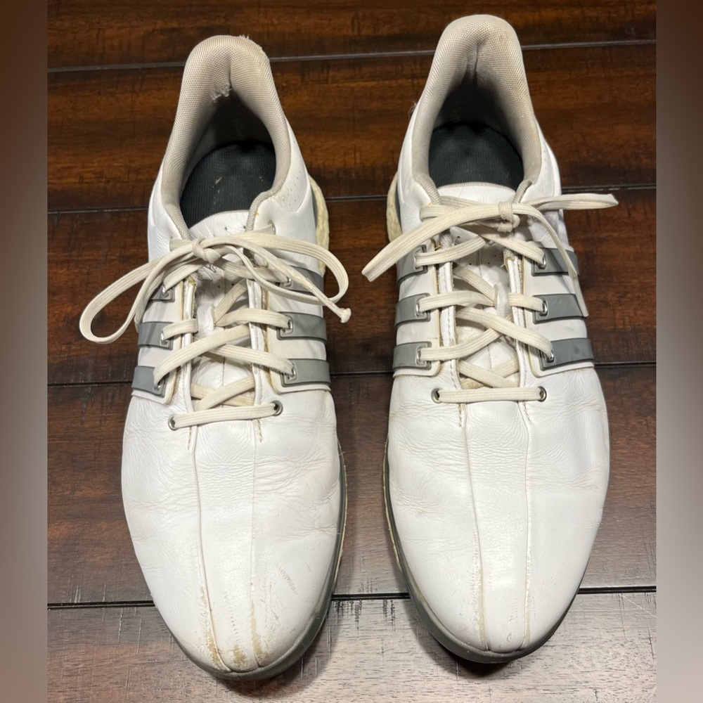 Adidas Tour 360 White Golf Shoe (WIDE)